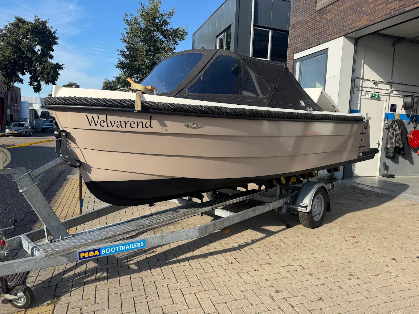 Jacht in onderhoud in onze werkplaats